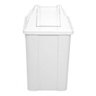 Cesto Quadrado com Tampa Vai e Vem 60l Branco - 3