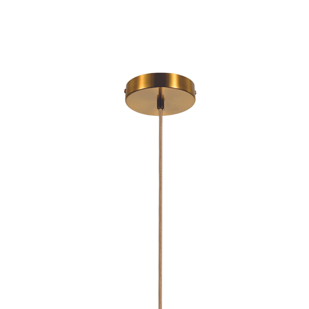 Pendente 25cm E27×1 Metal Bronze+vidro - 3