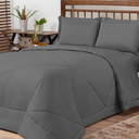 Ver imagem 3 de Kit Edredom Casal Queen 3 Peças Margarida Cama Box:cinza