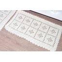 Ver imagem 2 de Par de Tapetes em Crochê Retangular - Modelo Aranha Arte & Tear