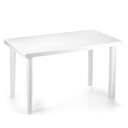 Ver imagem 2 de Mesa Retangular Plástica Piscina Praia Desmontável Branca Plasnew