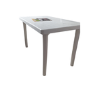 Ver mais imagens de Mesa Retangular Plástica Piscina Praia Desmontável Branca Plasnew