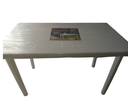 Ver imagem 7 de Mesa Retangular Plástica Piscina Praia Desmontável Branca Plasnew
