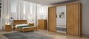 Ver imagem 2 de Guarda Roupa Paradizzo 3 Portas com Espelho 6 Gavetas Nh Rei de Casa Cumaru
