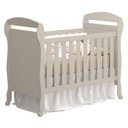 Ver imagem 2 de Quarto de Bebê 4 Portas com Cômoda com Porta Elfe Classic e Berço Americano Danny Areia Acetinado Am