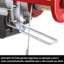 Ver imagem 4 de Talha Elétrica Guincho Guindaste 1300w Capacidade 400kg a 800kg 220v Gt922 Lorben
