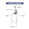 Picador de Legumes Grande com Tripé Alto Cefaz - 2