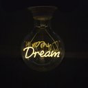 Ver imagem 2 de Lampada Led Dream Home Love Mensagem Vintage Branco Quente 4W Retro Casa AB MIDIA DREAM, LOVE E HOME