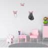 Gancho de Parede Borboleta Rosa (kit com 3 Unidades) - 1
