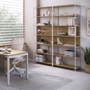 Ver imagem 2 de Estante 7 Prateleiras 211,5cm Concept Home Office - Artesano