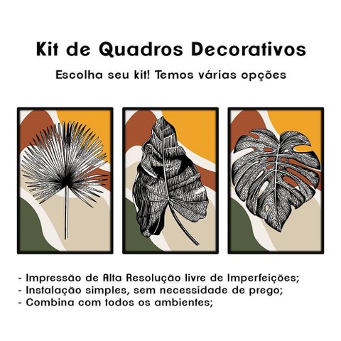 Kit de Placas Decorativos Especiais 20x30cm Titulo Modelo 6