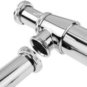 Ver imagem 2 de Sifão Pia Cozinha Americana Metal Cromado 1.1/2 X 2'' Pol.