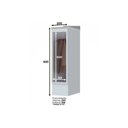 Ver imagem 3 de Módulo Cozinha Americana Balcão com Tampo Porta Toalha 20cm Branco2 Aéreos + 1 Balcão + 1
