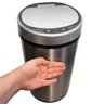 Lixeira Inox Automática 12 Litros Sensor de Presença Luxo - 3