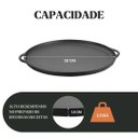 Ver imagem 3 de Forma de Pizza Ferro 30x1,5cm Alça Ferro – Panela Mineira