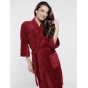 Ver imagem 3 de Roupão Microfibra Plush Inverno Frio Toque Macio Unissex:bloodstone/gg