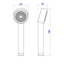 Ver imagem 1 de Ducha Manual Cromado Aspen Deca Cod: 4867.c