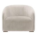 Ver imagem 2 de Poltrona Decorativa Julia Suede Bege - Lm Decor