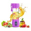 Ver mais imagens de Mini Liquidificador Recarregavél Portátil Bateria Usb - Roxo