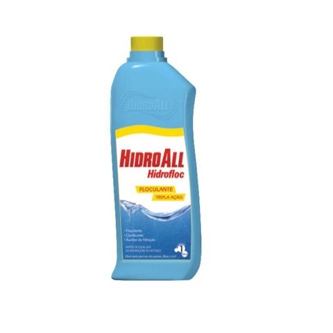 Floculante Hidrofloc Tripla Ação 1 Litro Hidroall