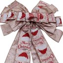 Ver imagem 4 de Laço Decorativo Merry Christmas Ponteira Árvore Natal 140cm