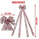 Ver imagem 2 de Laço Decorativo Merry Christmas Ponteira Árvore Natal 140cm