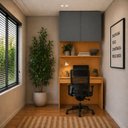 Ver imagem 6 de Escrivaninha com Painel e Aéreo 1 Gaveta 2 Portas MDF Altezza