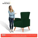 Ver imagem 6 de Poltrona Decorativa Melody com Pés Palito Bouclê Verde - Desk Design