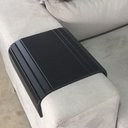 Ver imagem 3 de Esteira Laqueada Apoio Suporte Sofá Lisa Preta