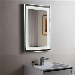 Espelho 60x90 Led 3 Cores Fria Neutra Quente Banheiro Retangular Jateado Hd Touch - 6