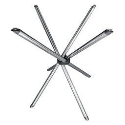 Suporte Base para Mesa de Jantar Pés de Mesa Palito em Aço 80cm Casa Cozinha Ql - 2
