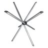 Suporte Base para Mesa de Jantar Pés de Mesa Palito em Aço 80cm Casa Cozinha Ql - 2