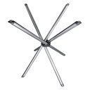 Ver imagem 2 de Suporte Base para Mesa de Jantar Pés de Mesa Palito em Aço 80cm Casa Cozinha Ql