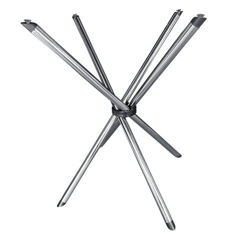 Suporte Base para Mesa de Jantar Pés de Mesa Palito em Aço 80cm Casa Cozinha Ql