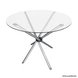 Suporte Base para Mesa de Jantar Pés de Mesa Palito em Aço 80cm Casa Cozinha Ql - 4