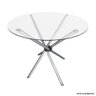Suporte Base para Mesa de Jantar Pés de Mesa Palito em Aço 80cm Casa Cozinha Ql - 4