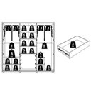 Ver imagem 5 de Guarda Roupa Casal Miró Ripado 6 Portas Cinamomo com Espelho - Madetec