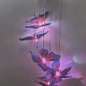 Sino dos Ventos Solar Led Borboleta Enfeite Casa Varanda Jardim Quintal Libelula Multicolorido Decor - 4
