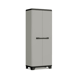 Armário Multiuso Plástico Planet Alto Cinza Preto Keter - 1