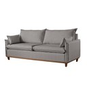 Ver imagem 1 de Sofá 5 Lugares Living Linho M-168 Martins Cinza