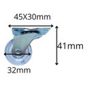 Ver imagem 7 de Suporte para Vaso de Planta Quadrado com Rodinhas Cristal 25cm