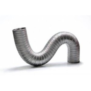 Duto de Aluminio Semi-Flexivel (c/1,5m) + 2 Abraç. - 137 mm
