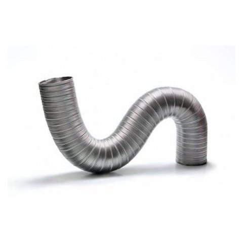 Duto de Aluminio Semi-Flexivel (c/1,5m) + 2 Abraç. - 137 mm