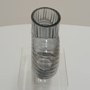 Ver imagem 2 de Vaso Decorativo Enfeite Planta Caracol Vidro 24x17x6cm Fumê