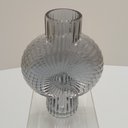 Ver imagem 6 de Vaso Decorativo Enfeite Planta Caracol Vidro 24x17x6cm Fumê
