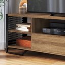 Ver imagem 6 de Rack 180 Cm Gaveta Aparador 130 Cm Industrial 17x21 Mell Preto Pp