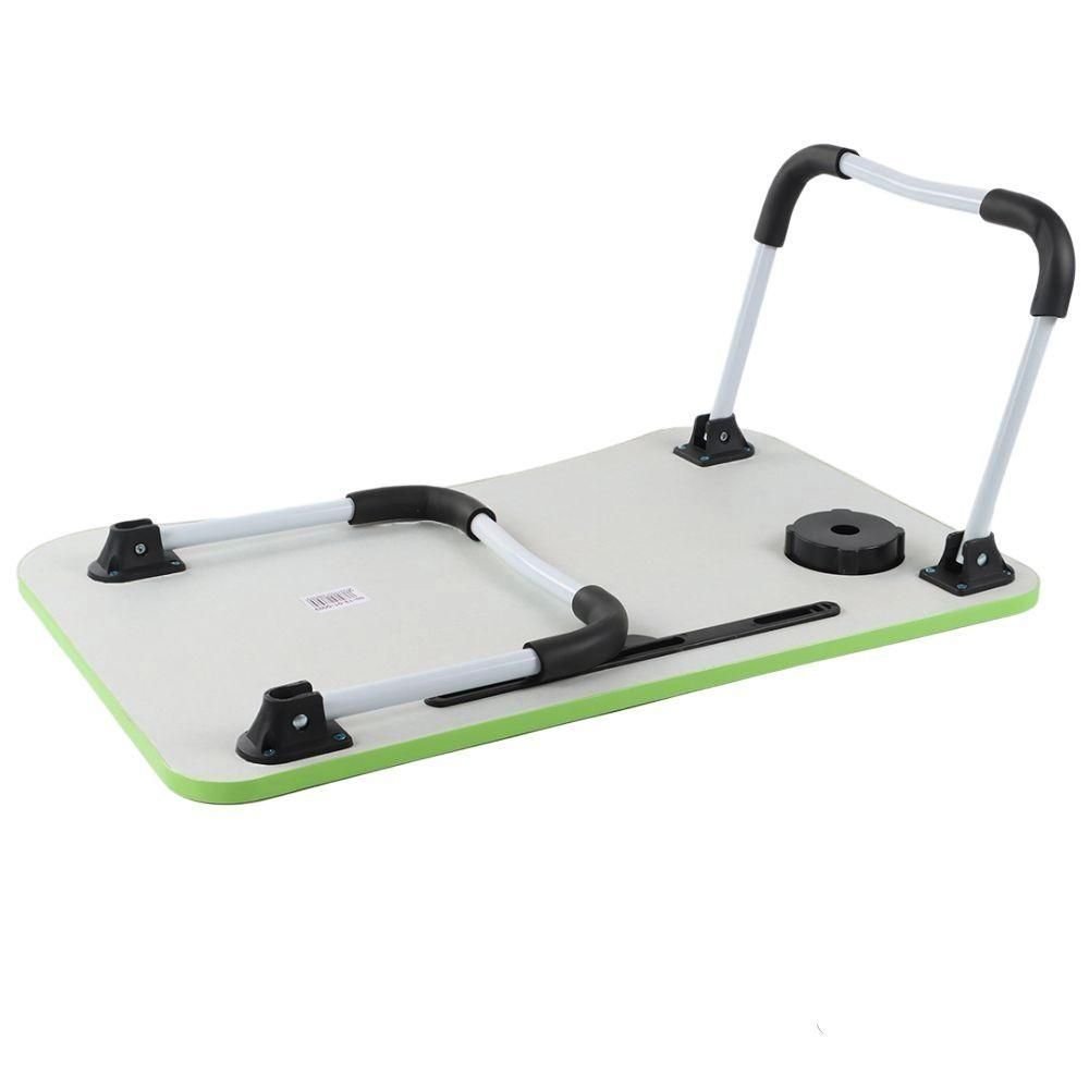 Mesa Notebook Dobrável Completa com Ventilador, Luminária Usb e Suporte Ideal para Cama, Sofá, Praia - 3