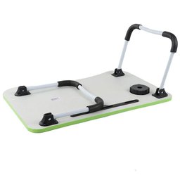 Mesa Notebook Dobrável Completa com Ventilador, Luminária Usb e Suporte Ideal para Cama, Sofá, Praia - 3
