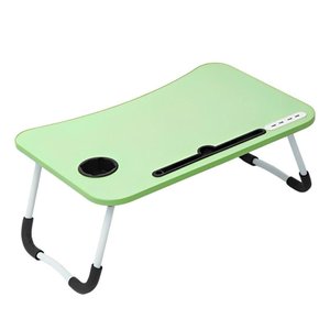 Mesa Notebook Dobrável Completa com Ventilador, Luminária Usb e Suporte Ideal para Cama, Sofá, Praia