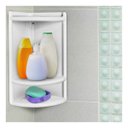 Ver imagem 2 de Cantoneira Organizadora para Banheiro Porta Shampoo Sabonete
